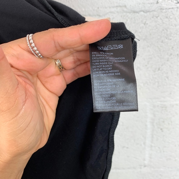 Kimchi Blue Sz S Black Body Suit, Deep V-Neck. - Picture 6 of 8